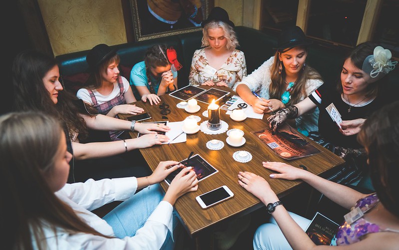 Хэллоуинская вечеринка с мистической атмосферой в Rostov-on-Don