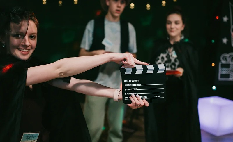 Городские огни и праздничное настроение в Rostov-on-Don