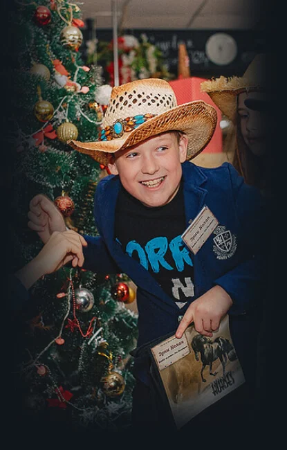 Новый год в школе в Ростове-на-Дону.